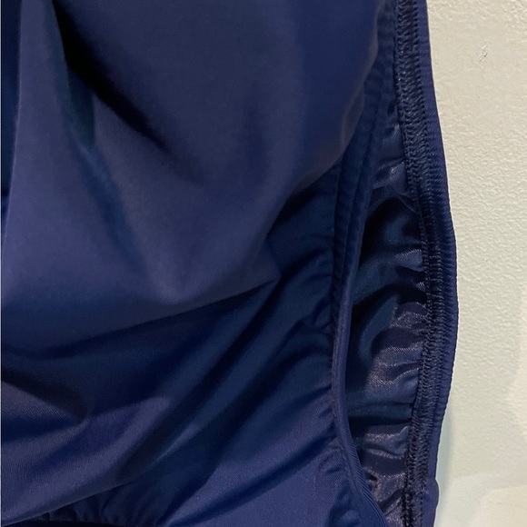 Lands End 1 pc Navy Tank Swimsuit Womens 12 - Picture 3 of 8